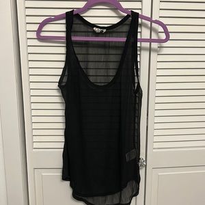 COPE Size M Black sheer tank
